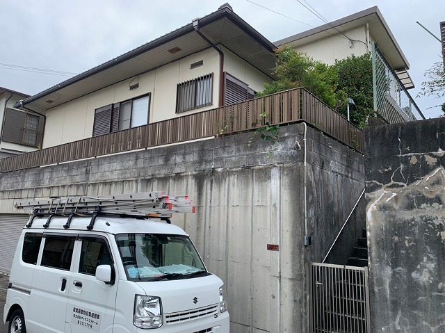 神戸市北区　陸屋根からの雨漏り！原因調査の現場をレポート！【2階建て】